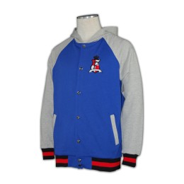 Z136 有帽棒球褸訂造 棒球 褸 拼 色 訂 拼接撞色衛衣外套 綿褸   運動棒球外套 棒球外套供應商 Z136 有帽棒球褸訂造 棒球 褸 拼 色 訂 拼接撞色衛衣外套 綿褸   運動棒球外套 棒球外套供應商